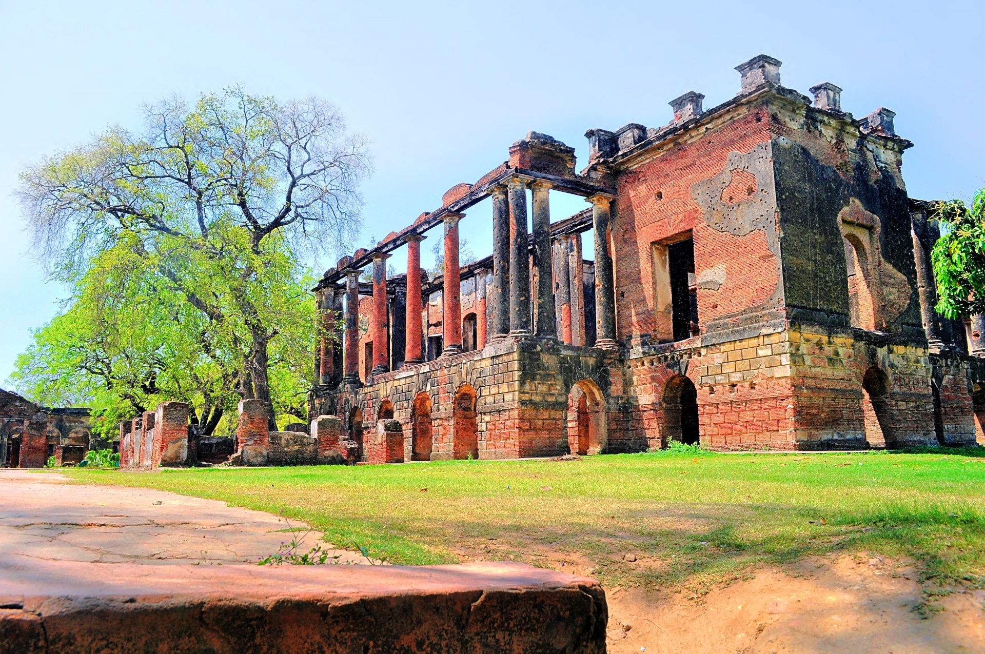 Ruins of 18th century Indian British Residency