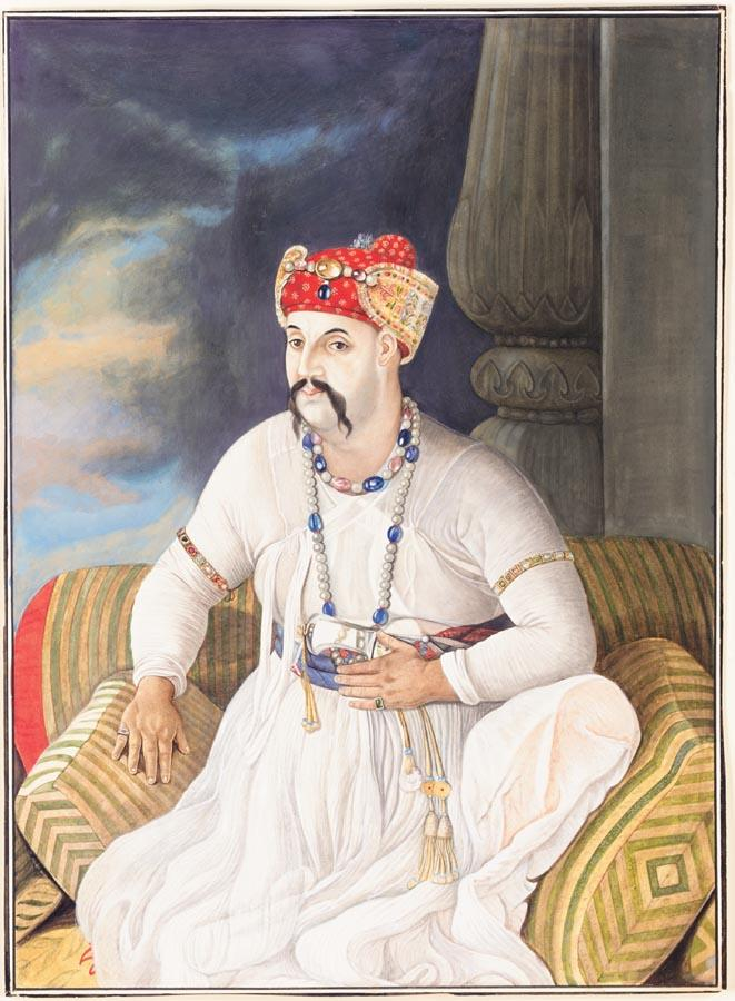 Portrait of Lucknow's Nawab Asaf-Ud-Daula