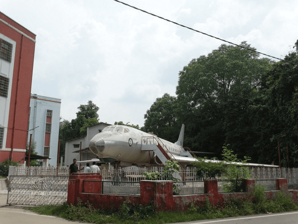 Plane outside Lucknow State Museum