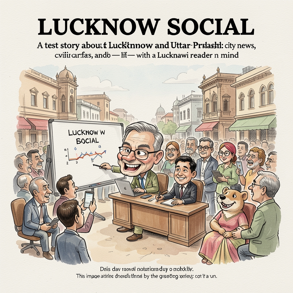 Illustration for Lucknow and Uttar Pradesh: city news, civic affairs, crime, events, food, culture and daily life — with a Lucknawi reader in mind: A test story about Lucknow and Uttar Pradesh: city news, civic affairs, crime, events, food, culture and daily life — with a Lucknawi reader in mind