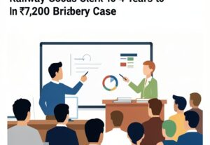 Illustration for CBI Court Lucknow: CBI Court Lucknow Sentences Former Railway Goods Clerk To 4 Years In ₹7,200 Bribery Case