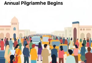 Illustration for Kanwar Yatra traffic restrictions: Kanwar Yatra Traffic Restrictions Imposed Across Uttar Pradesh as Annual Pilgrimage Begins