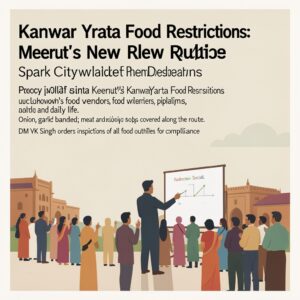 Kanwar Yrata Food Restrictions: Meerut’s New Rules Spark Citywide Debate