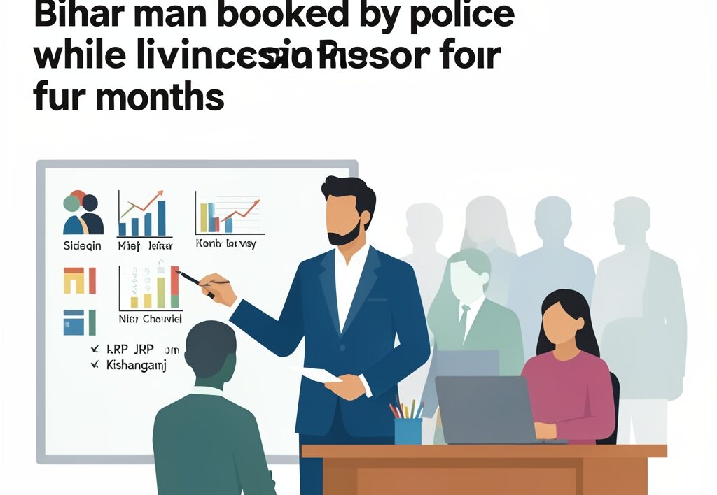 Illustration for NEET protest case: NEET protest case absurdity: Bihar man booked by police while living in Russia for four months