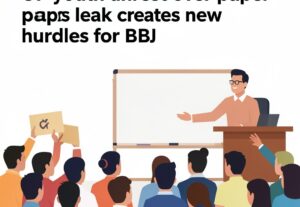 Illustration for UP youth unrest: UP youth unrest over paper leaks creates new hurdles for BJP