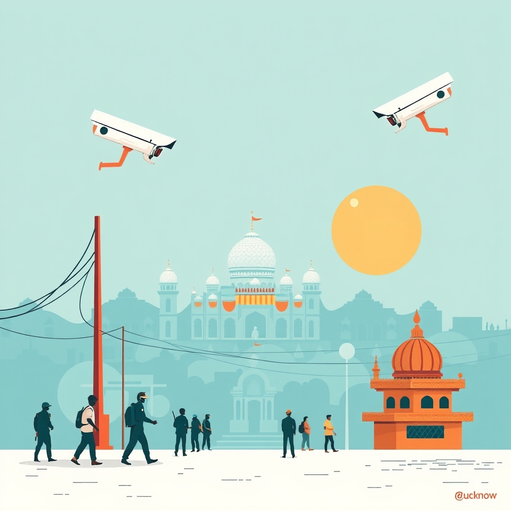 Illustration for Varanasi Sawan security: Varanasi Sawan security: 5,000 cops and massive CCTV net for Kashi rush