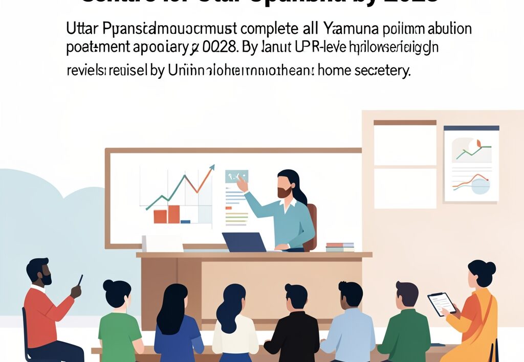 Illustration for Yamuna clean-up plan: Yamuna Clean-Up Plan Mandated by Centre for Uttar Pradesh by 2028