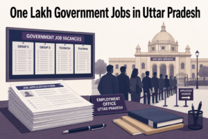 Illustration for Uttar Pradesh government jobs under Mission Rozgar