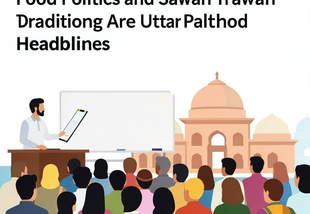 Illustration for Ayodhya fish feast: Ayodhya Fish Feast Row: How Food Politics and Sawan Traditions Are Dominating Uttar Pradesh Headlines