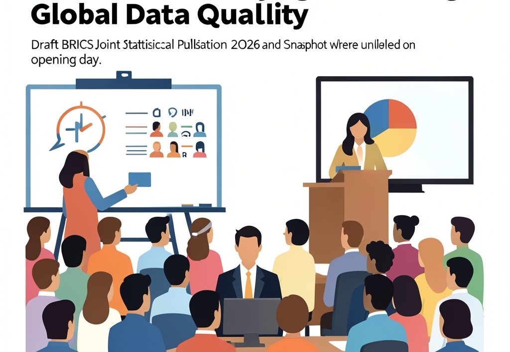 Illustration for BRICS statistical meet Lucknow: BRICS statistical meet Lucknow: Revamping Global Data Quality