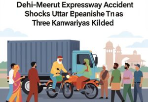 Delhi-Meerut Expressway Accident Shocks Uttar Pradesh as Three Kanwariyas Killed