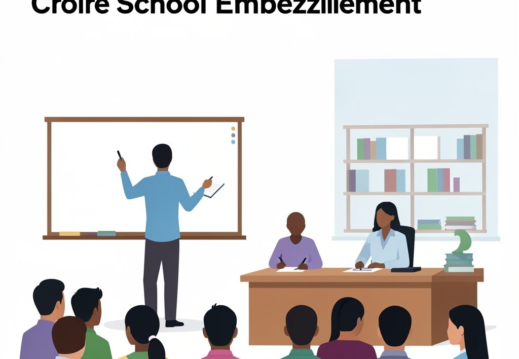 Illustration for EOW Lucknow arrest: EOW Lucknow Arrest Highlights ₹2.66 Crore School Embezzlement