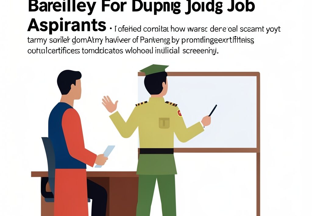 Illustration for Fake Army Havildar: Fake Army Havildar Arrested in Bareilly For Duping Job Aspirants