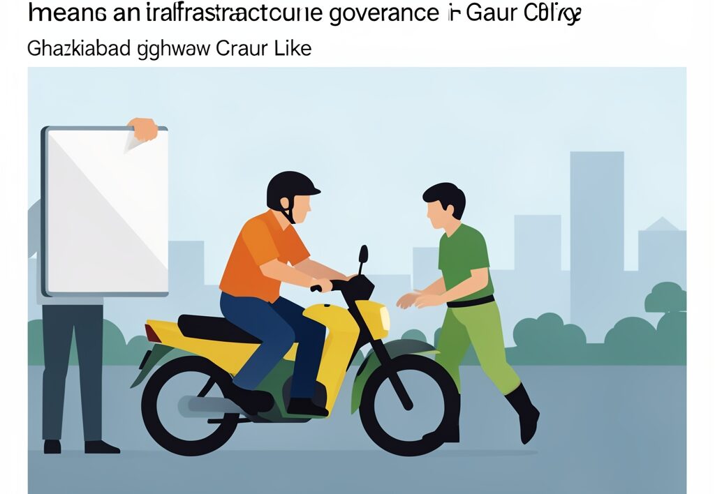 Illustration for Ghaziabad highway crash: Ghaziabad Highway Crash: UP Home Guard Killed as Thar Runs Over Patrol Bike