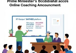 Illustration for IIT Kanpur SATHEE: IIT Kanpur SATHEE Registrations Surge Across Uttar Pradesh After Prime Minister's Online Coaching Announcement