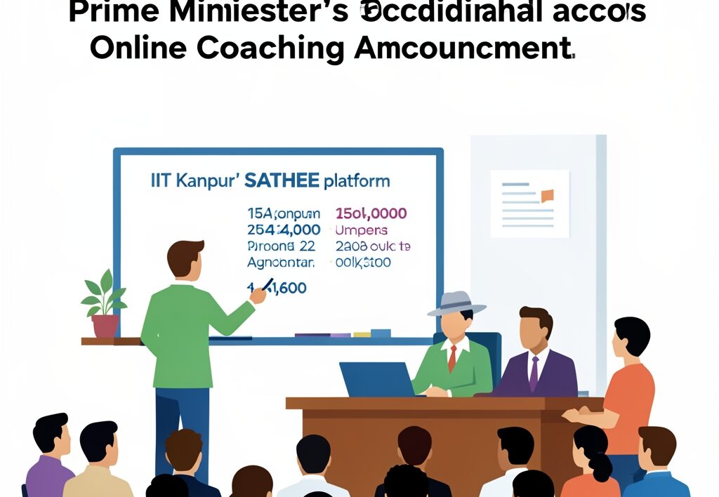 Illustration for IIT Kanpur SATHEE: IIT Kanpur SATHEE Registrations Surge Across Uttar Pradesh After Prime Minister's Online Coaching Announcement