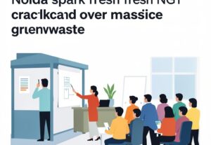 Illustration for Illegal vehicle washing centres: Illegal vehicle washing centres in Noida spark fresh NGT crackdown over massive groundwater waste