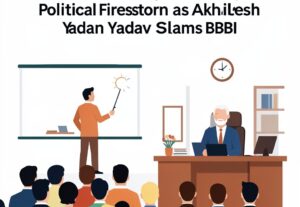 Illustration for Jauhar University ED raids: Jauhar University ED Raids Spark Political Firestorm as Akhilesh Yadav Slams BJP