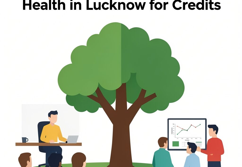 Illustration for LDA carbon app: LDA Carbon App Tracks Tree Health in Lucknow for Credits