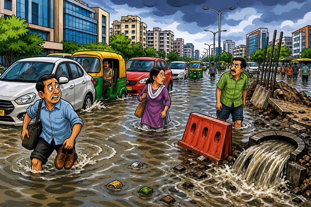 CM GRID Works in Lucknow Face Fresh Scrutiny After Vibhuti Khand Waterlogging