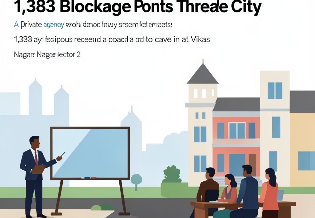 Lucknow Drain Network Exposed: 1,383 Blockage Points Threaten City