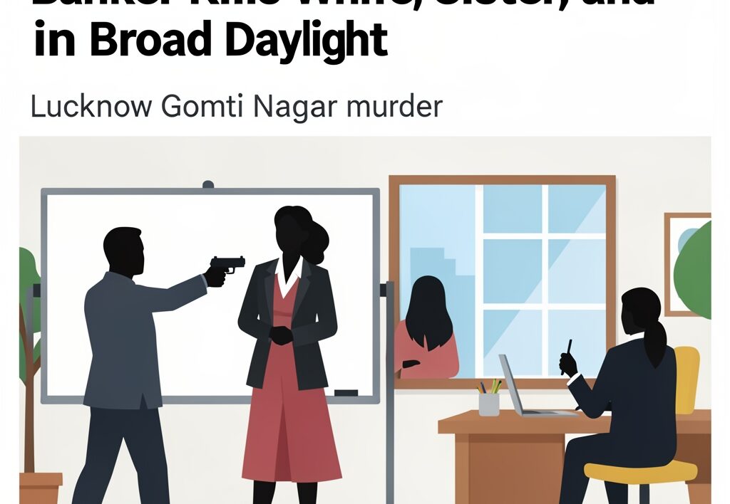 Lucknow Gomti Nagar Murder: Banker Kills Wife, Sister, and Self in Broad Daylight