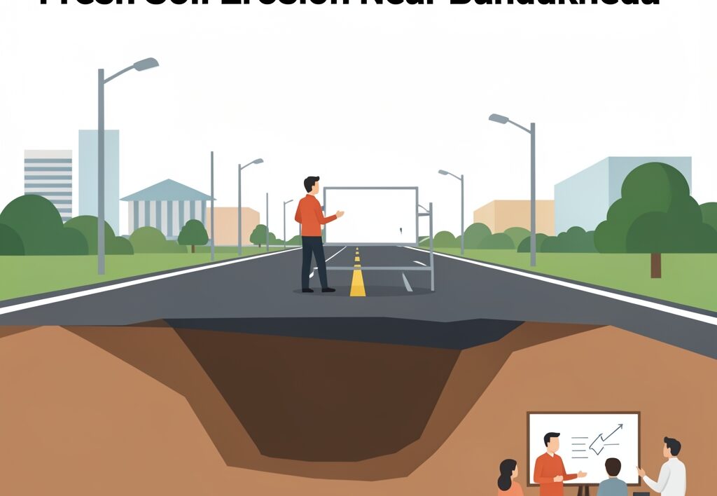 Lucknow-Kanpur Expressway Faces Fresh Soil Erosion Near Bandukheda