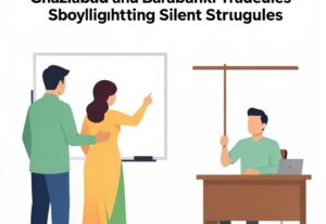 Illustration for Mental Health Crisis: Mental Health Crisis in Uttar Pradesh: Ghaziabad and Barabanki Tragedies Spotlighting Silent Struggles