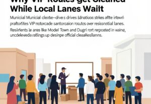 Illustration for Municipal sanitation priorities: Municipal Sanitation Priorities: Why VIP Routes Get Cleaned While Local Lanes Wait