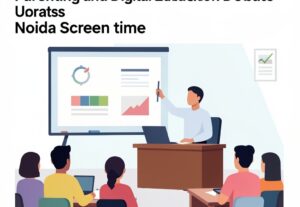 Illustration for Noida screen time: Noida Screen Time Caps Spark Fresh Parenting and Digital Education Debates Across Uttar Pradesh