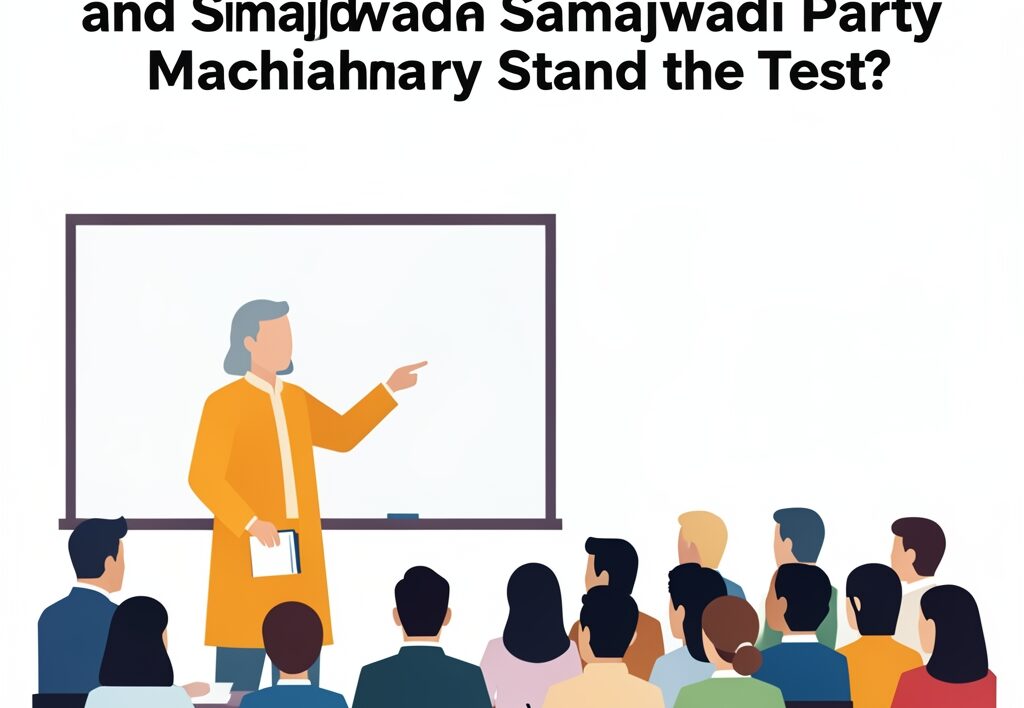 Illustration for UP Elections 2027: UP Elections 2027: Will Congress Groundwork and Samajwadi Party Machinery Stand the Test?