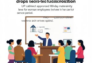 Illustration for UP maternity leave: UP maternity leave rules revised: State government drops two-year gap condition