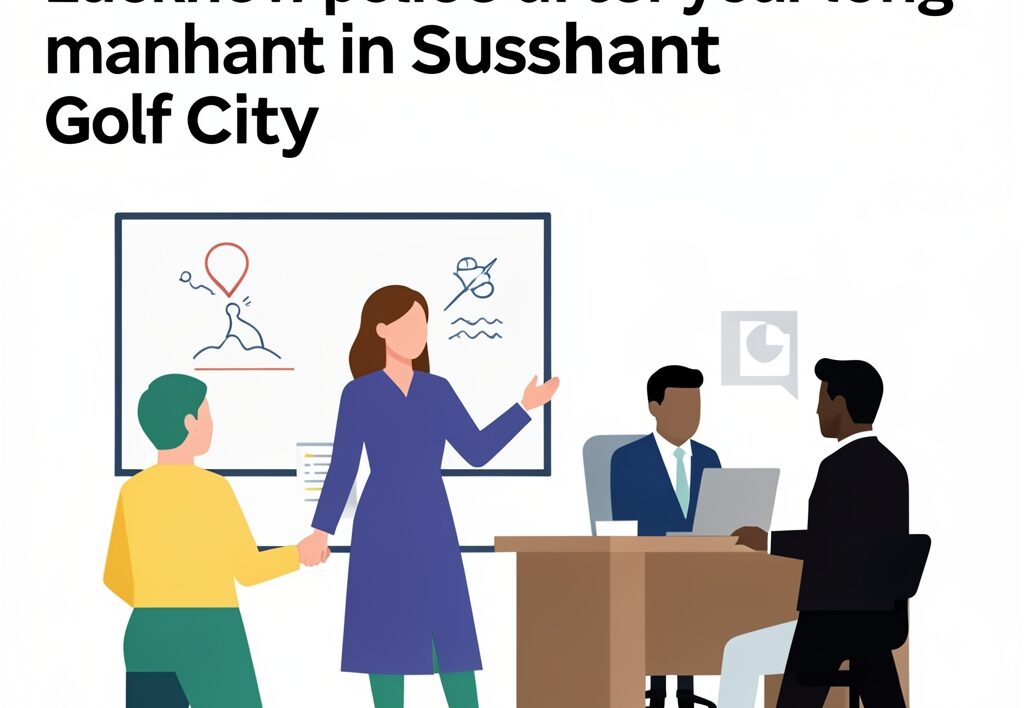 Illustration for Uzbek woman arrested Lucknow: Uzbek woman arrested Lucknow police after year-long manhunt in Sushant Golf City