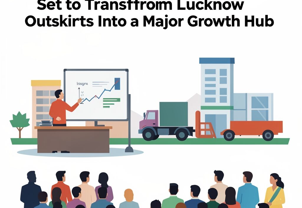 Illustration for Vashishtha Nagar development: Vashishtha Nagar Development Plan Set to Transform Lucknow Outskirts Into a Major Growth Hub