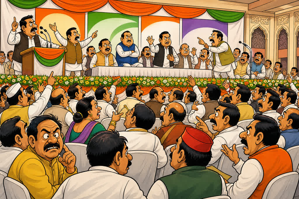 Jayant Chaudhary Lucknow Convention Triggers War of Words Over PDA Strategy