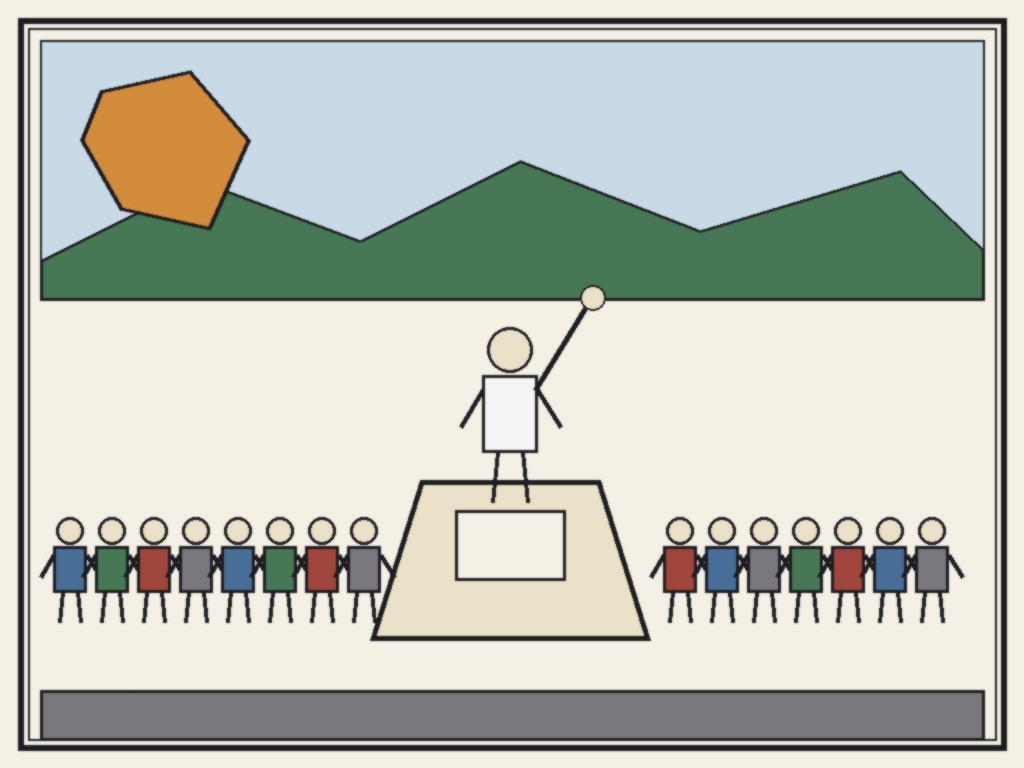 Editorial cartoon illustration