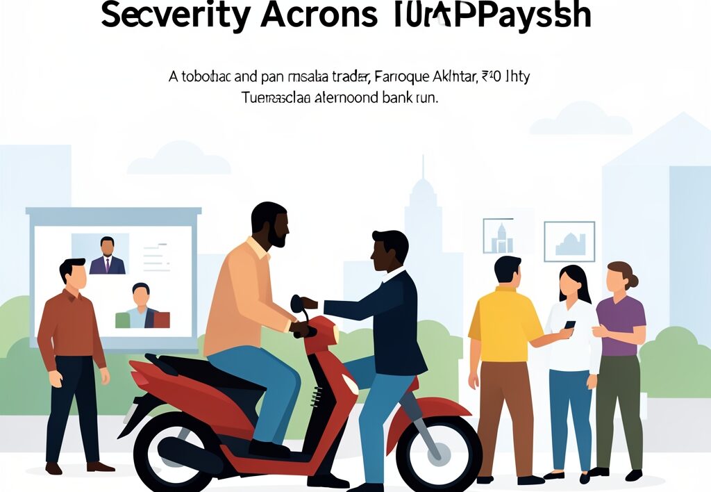 Illustration for Agra Road robbery: Agra Road Robbery: ₹40 Lakh Cash Stolen From Trader in Broad Daylight Sparks Security Concerns Across Uttar Pradesh