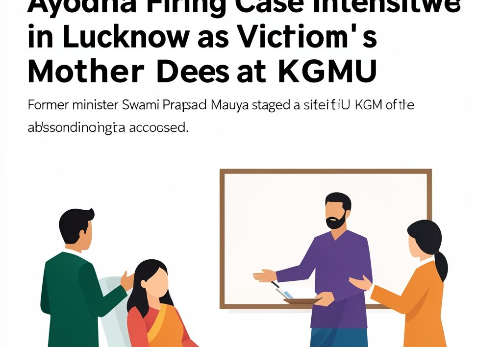 Illustration for Ayodhya firing case: Ayodhya Firing Case Intensifies in Lucknow as Victim’s Mother Dies at KGMU