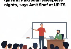Illustration for BrahMos missiles: BrahMos missiles made in UP giving Pakistan sleepless nights, says Amit Shah at UPITS
