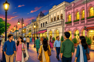 One Evening in Hazratganj: A Walking Circuit for Ganjing