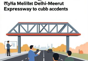 Illustration for Ghaziabad Foot Over Bridge: Ghaziabad Foot Over Bridge construction begins on NH-9 and Delhi-Meerut Expressway to curb accidents