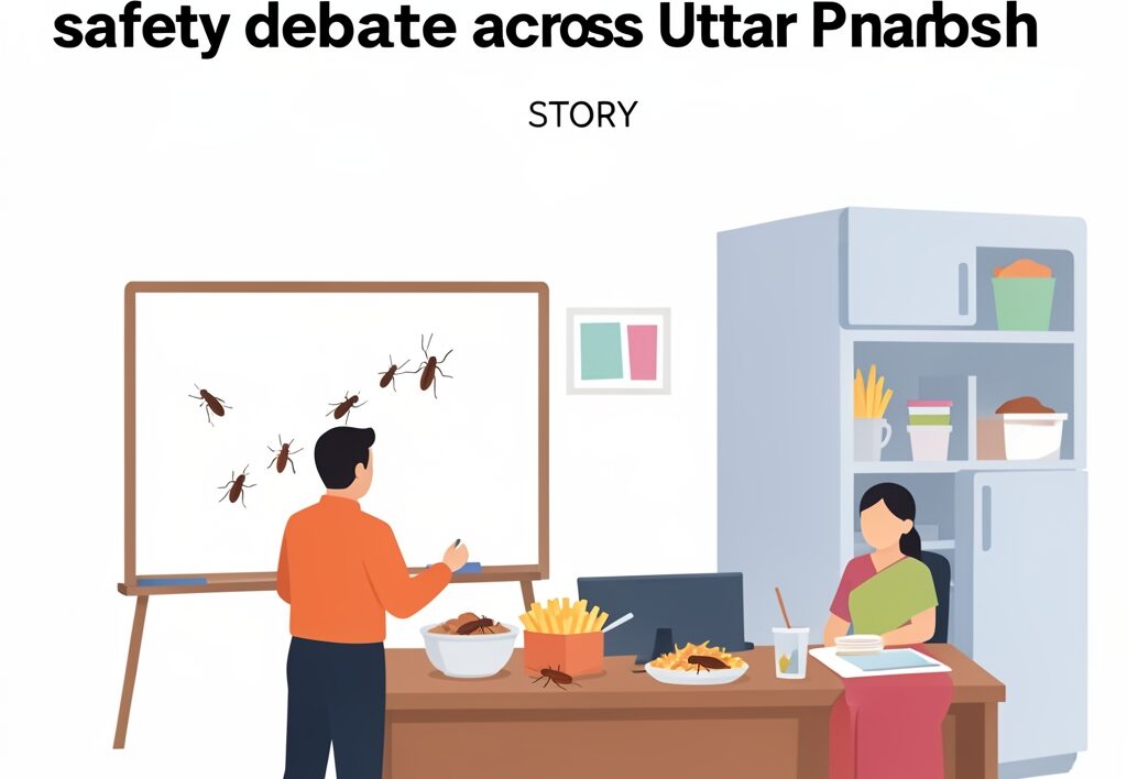 Illustration for Ghaziabad restaurant hygiene: Ghaziabad restaurant hygiene standards spark intense food safety debate across Uttar Pradesh