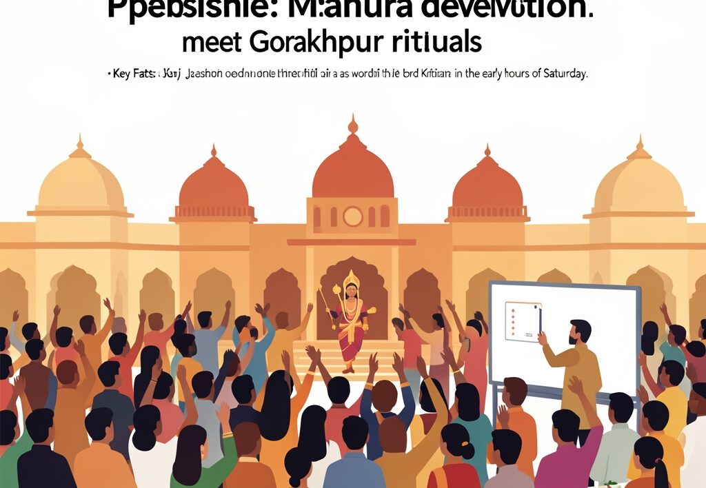 Illustration for Janmashtami celebrations: Janmashtami celebrations across Uttar Pradesh: Mathura devotion meets Gorakhpur rituals