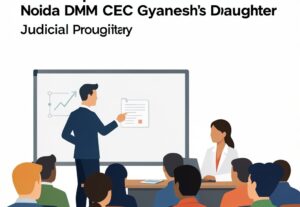Illustration for Judicial Propriety: Judicial Propriety Questions Rise After Supreme Court Relief for Noida DM and CEC Gyanesh Kumar's Daughter