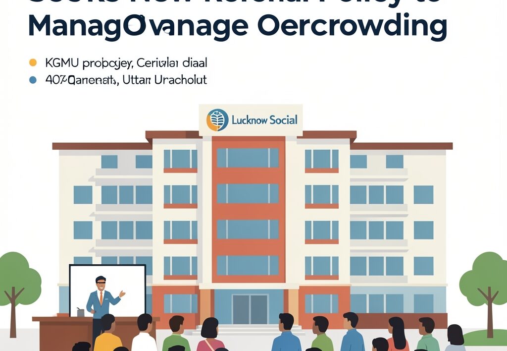 Illustration for KGMU Trauma Centre: KGMU Trauma Centre Proposal Seeks New Referral Policy to Manage Overcrowding