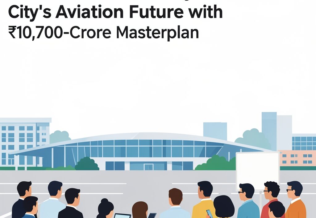 Illustration for Lucknow airport expansion: Lucknow Airport Expansion Set to Redefine City's Aviation Future with ₹10,700-Crore Masterplan