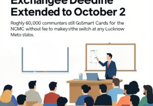 Illustration for Lucknow Metro GoSmart Card: Lucknow Metro GoSmart Card Exchange Deadline Extended to October 2