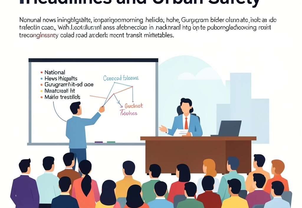 Illustration for Lucknow morning brief: Lucknow Morning Brief: National Headlines and Urban Safety