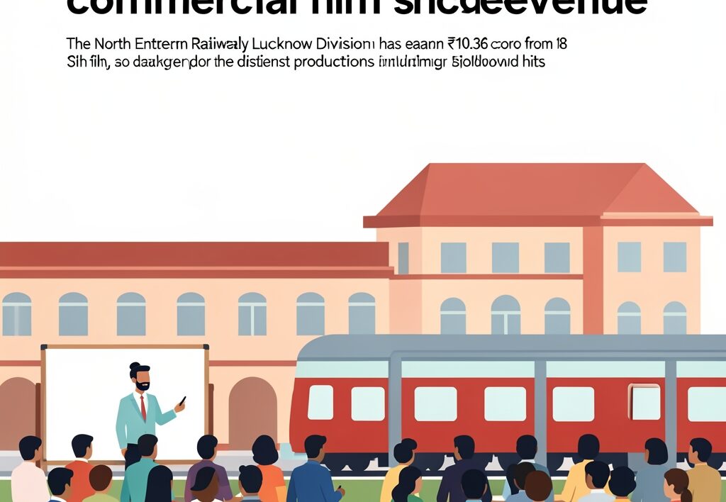 Illustration for Lucknow railway stations: Lucknow railway stations drive commercial film shoots and local revenue