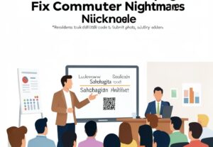 Illustration for Lucknow traffic police: Lucknow Traffic Police Launch QR Code Campaign to Fix Commuter Nightmares